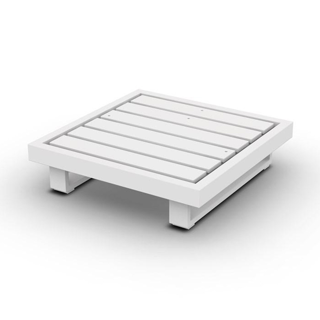 Fano Lounge Base 1-seat Alu White Mat