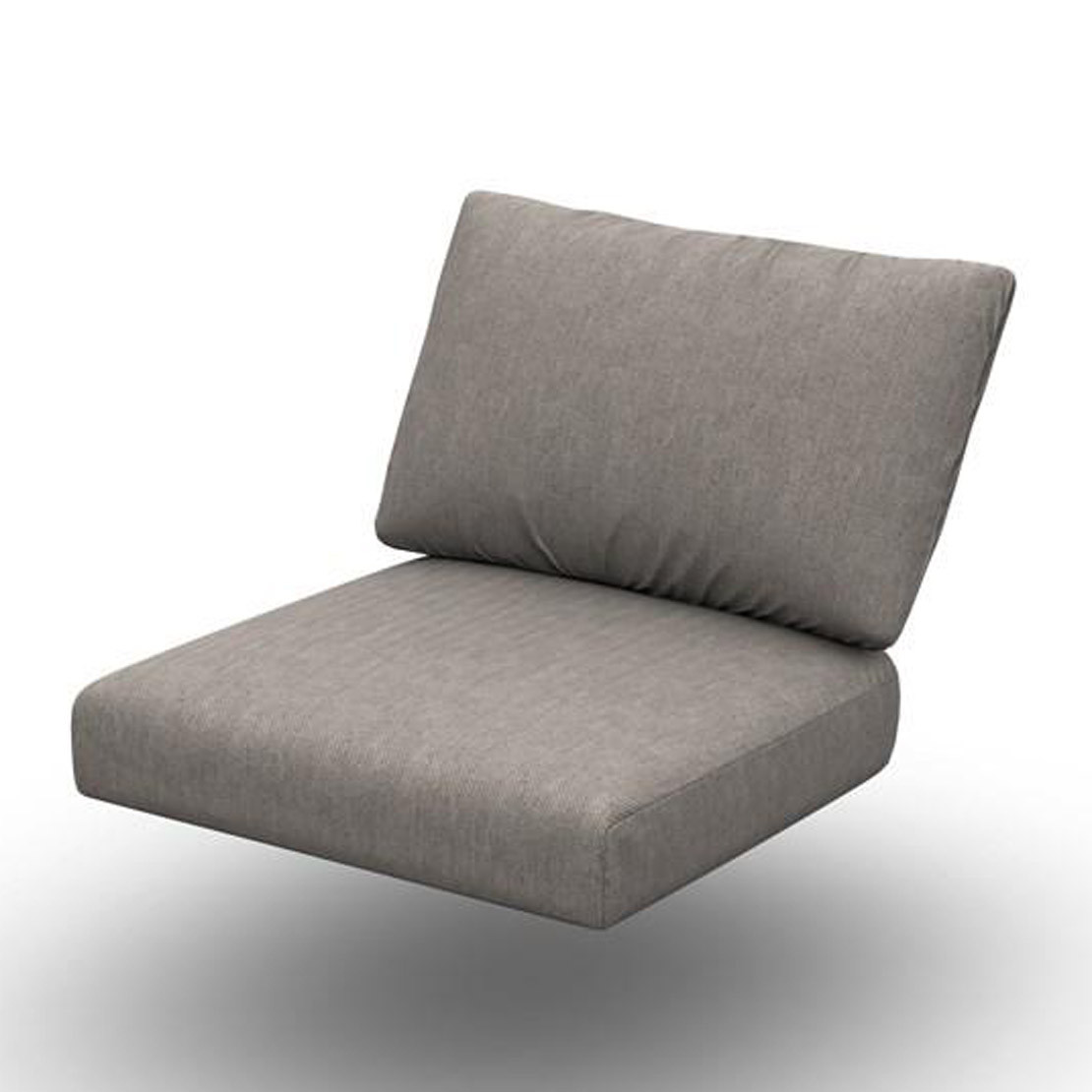 Kapra Cushion Seat + Back Single Sunbrella Nature Grey