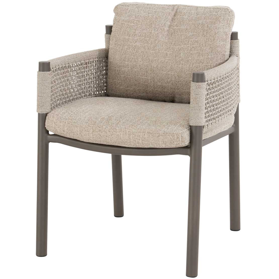 Savanne dining chair terre with 2 cushions