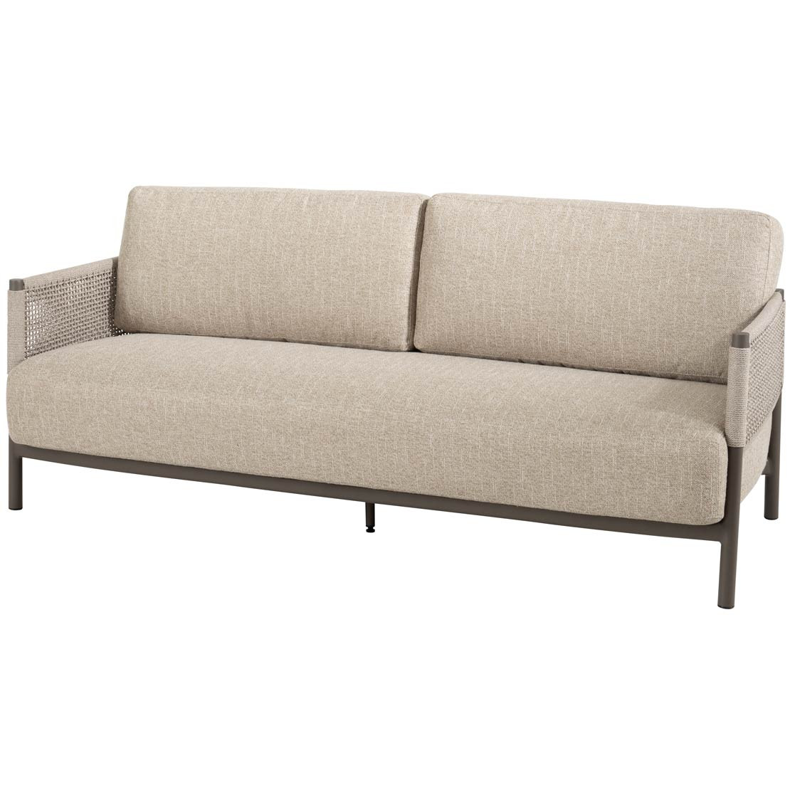 Savanne 3 seater bench terre with 3 cushions