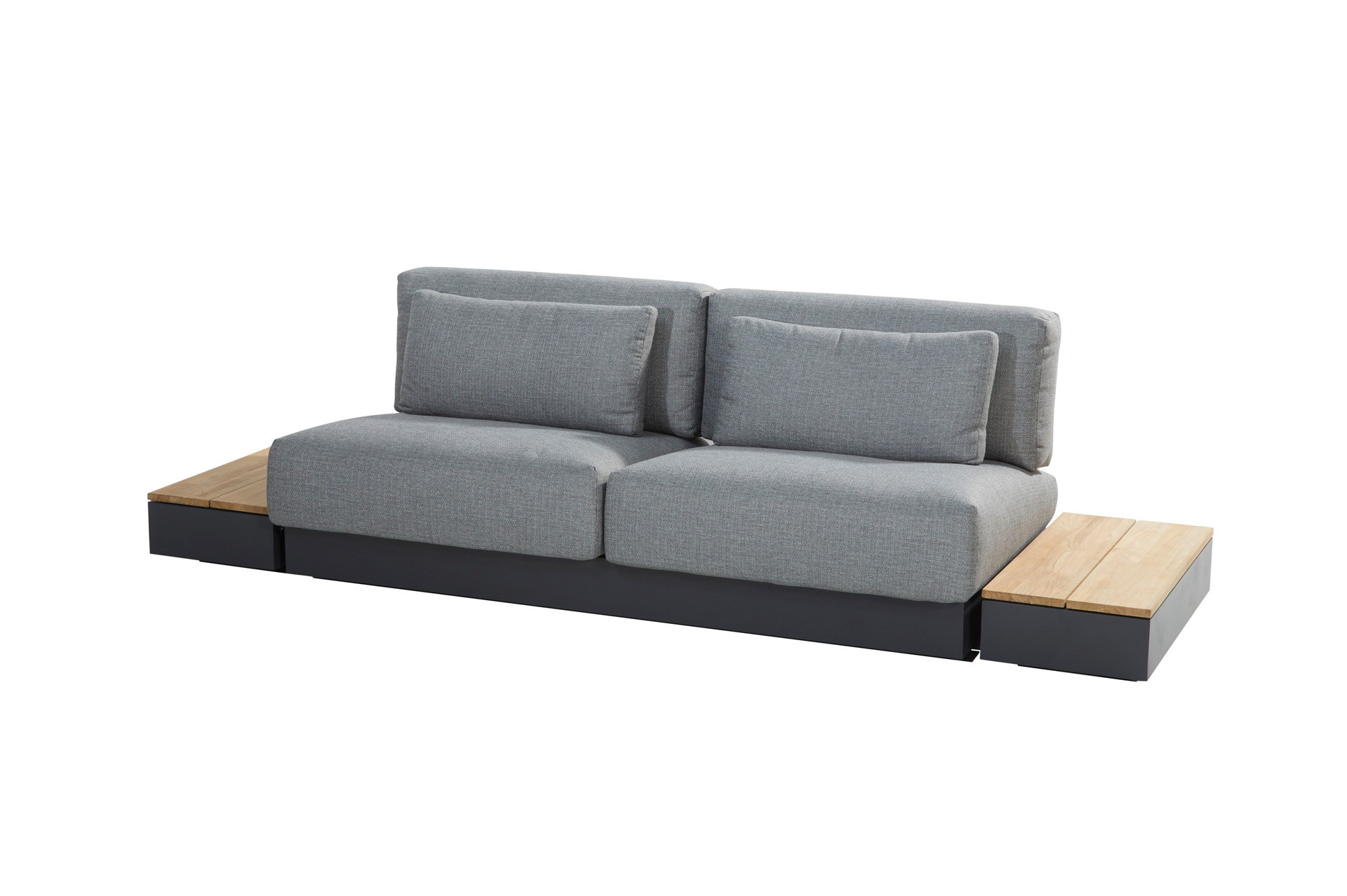 Ibiza modular 2-seater with 2 side tables