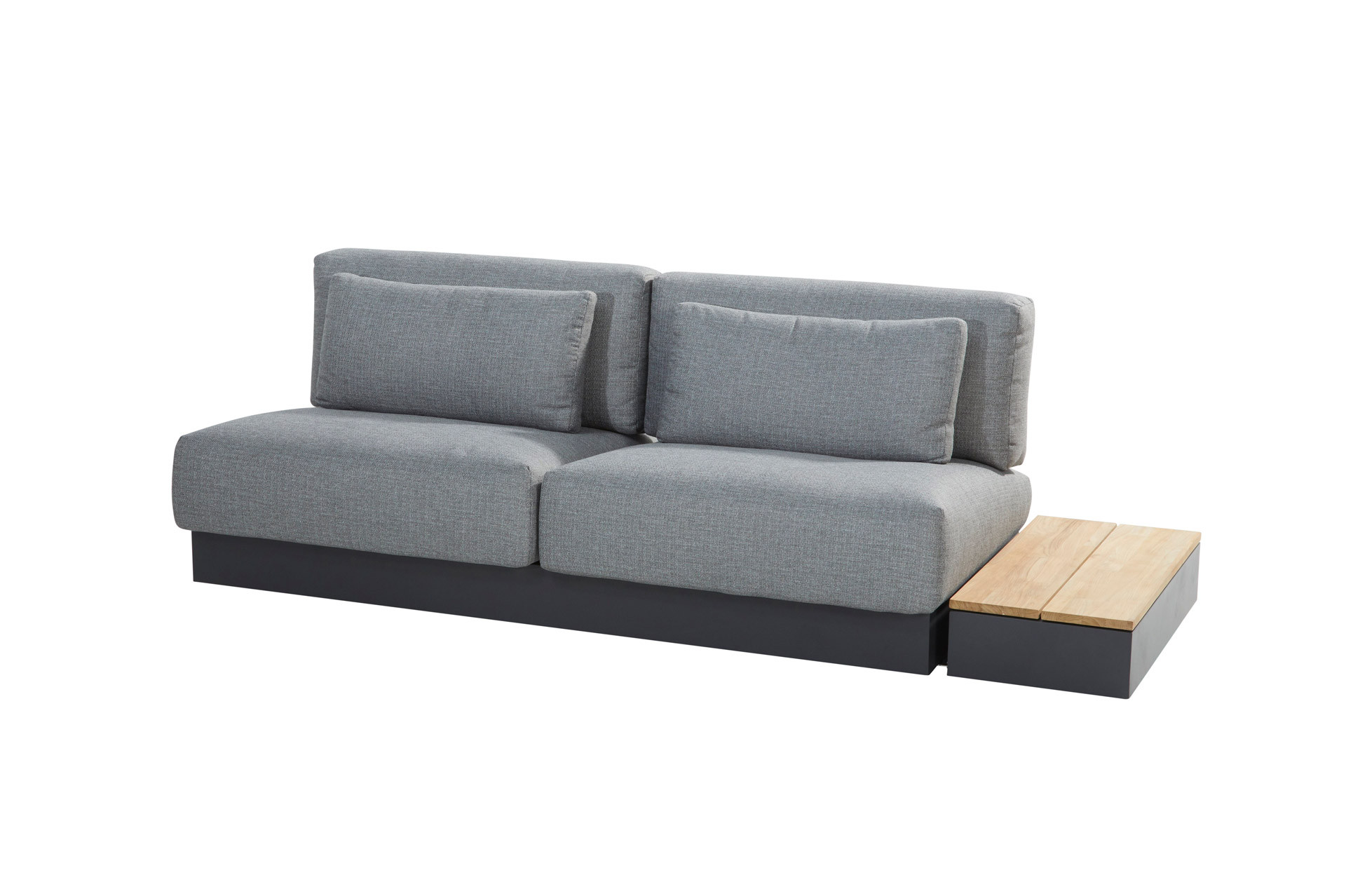 Ibiza modular 2-seater with left side table