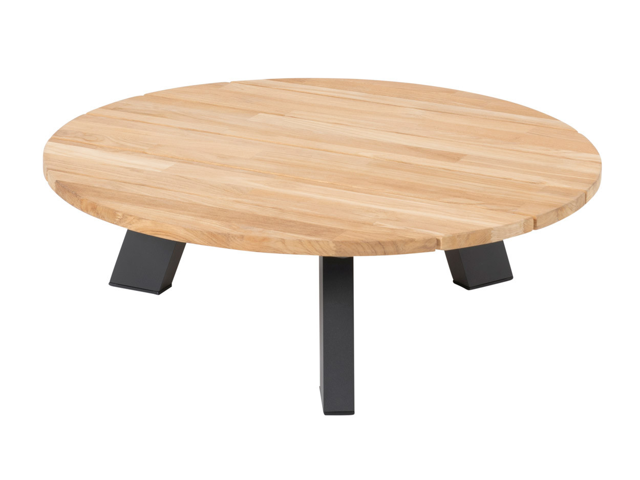 Cosmic coffee table round teak 78 X 25 cm