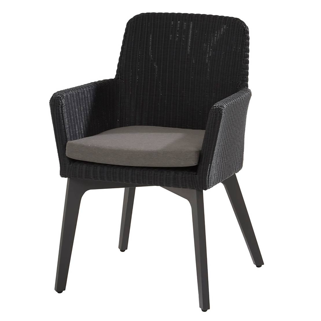 Indringing Zeeslak douche Lisboa alu anthracite dining tuinstoel