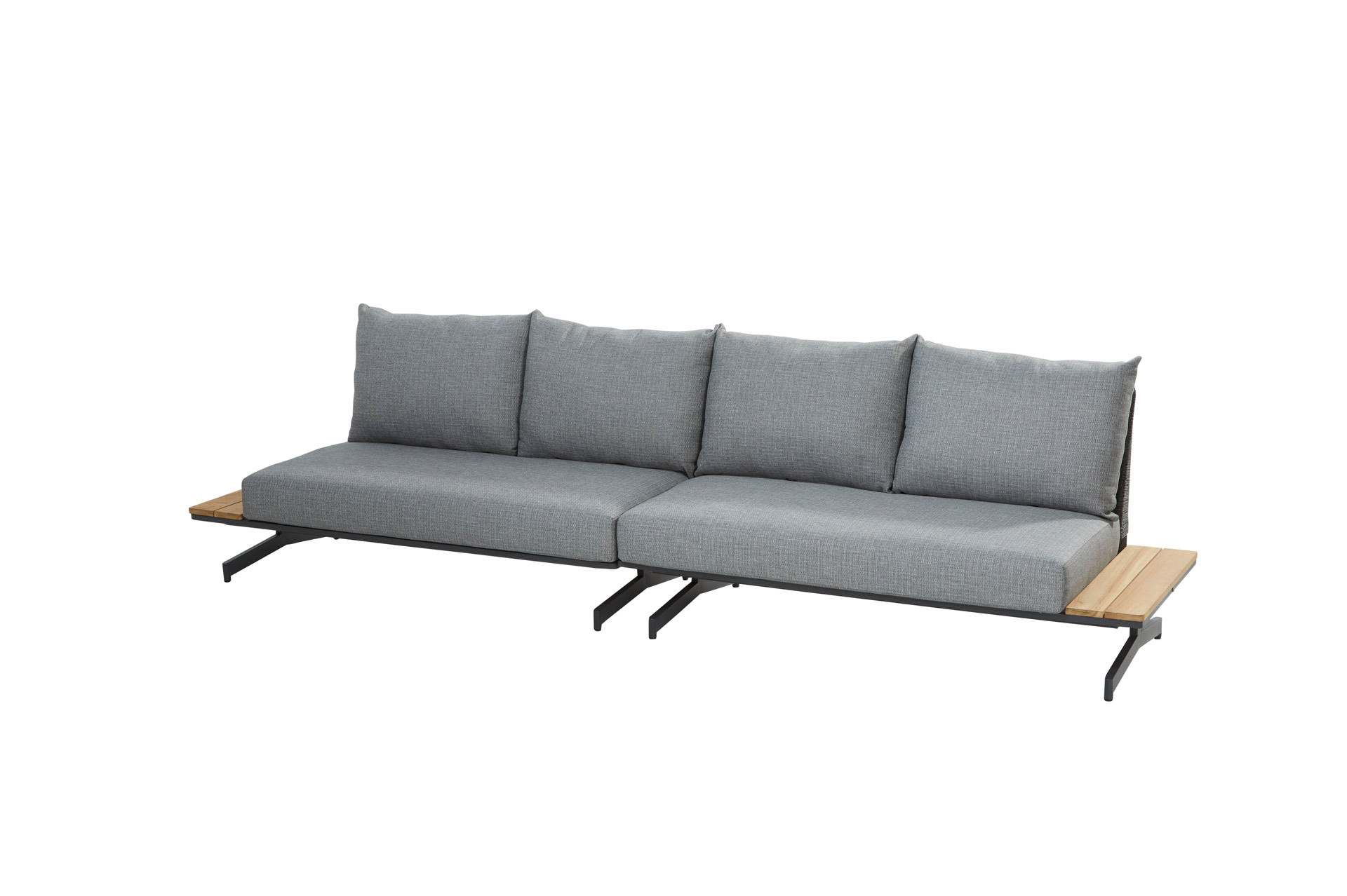 Fortuna modular 4-seater bench left and right