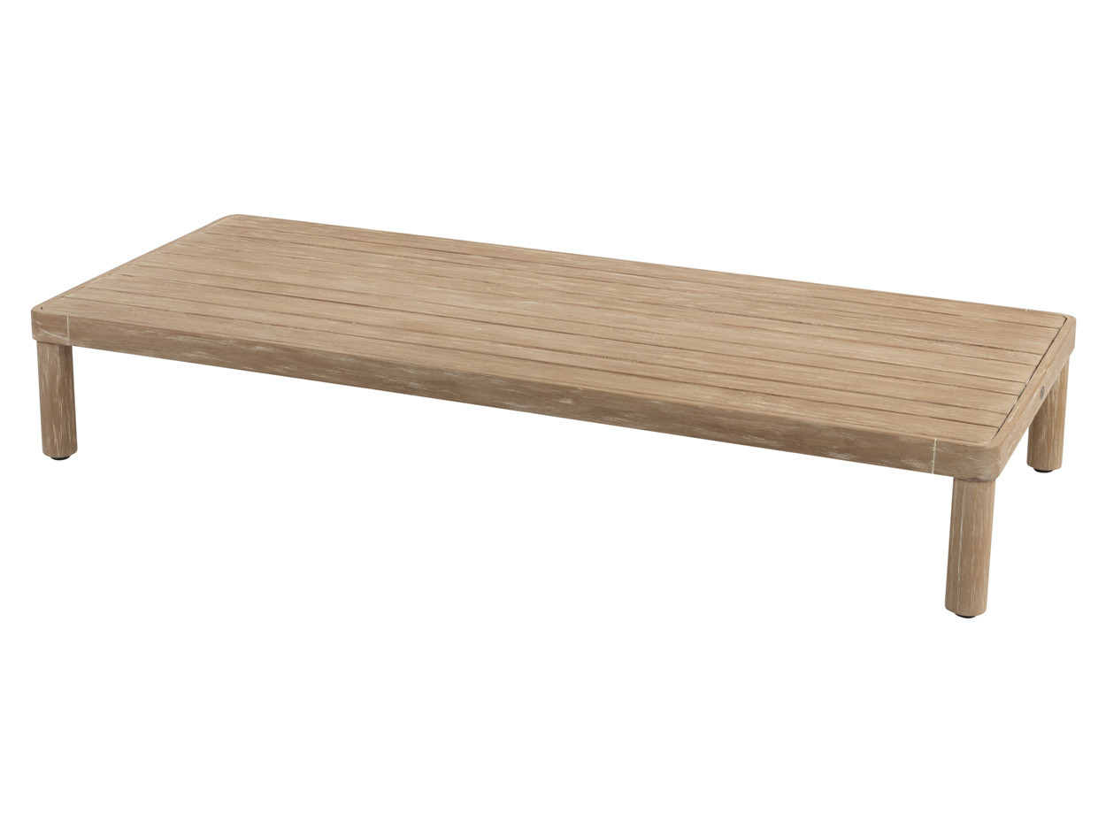 Sem coffee table brushed teak 150 x 65 x 25 cm