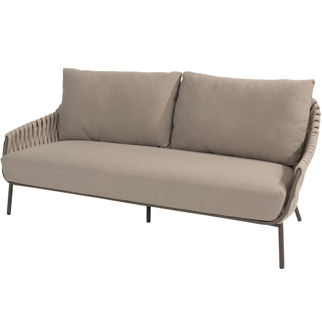 Montera living bench 3 seater terre with 3 cushions