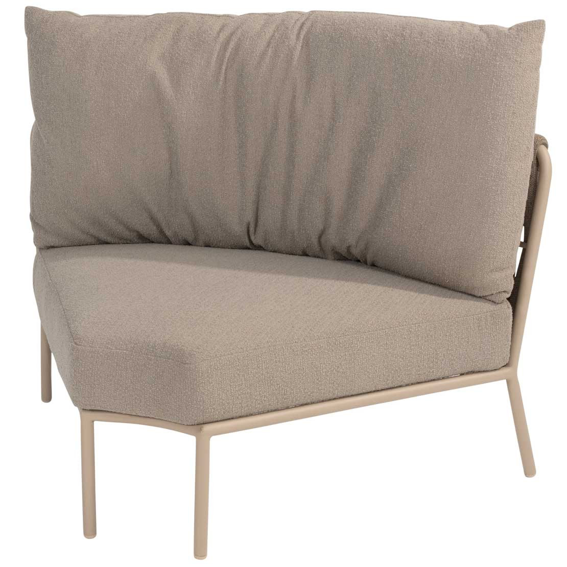 Comino organic XL corner latte with 2 cushions