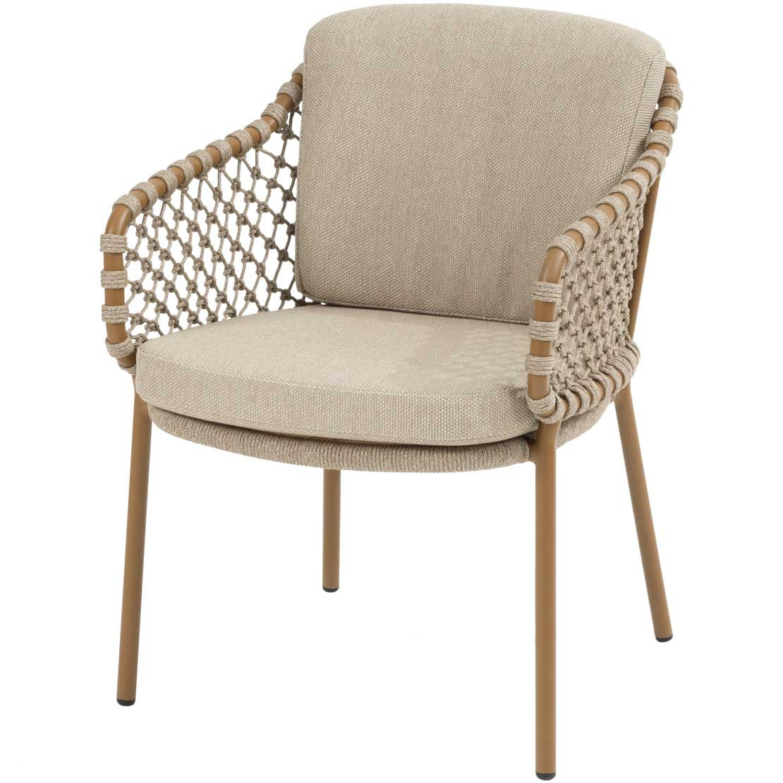 Martinique dining chair amber with 2 cushions