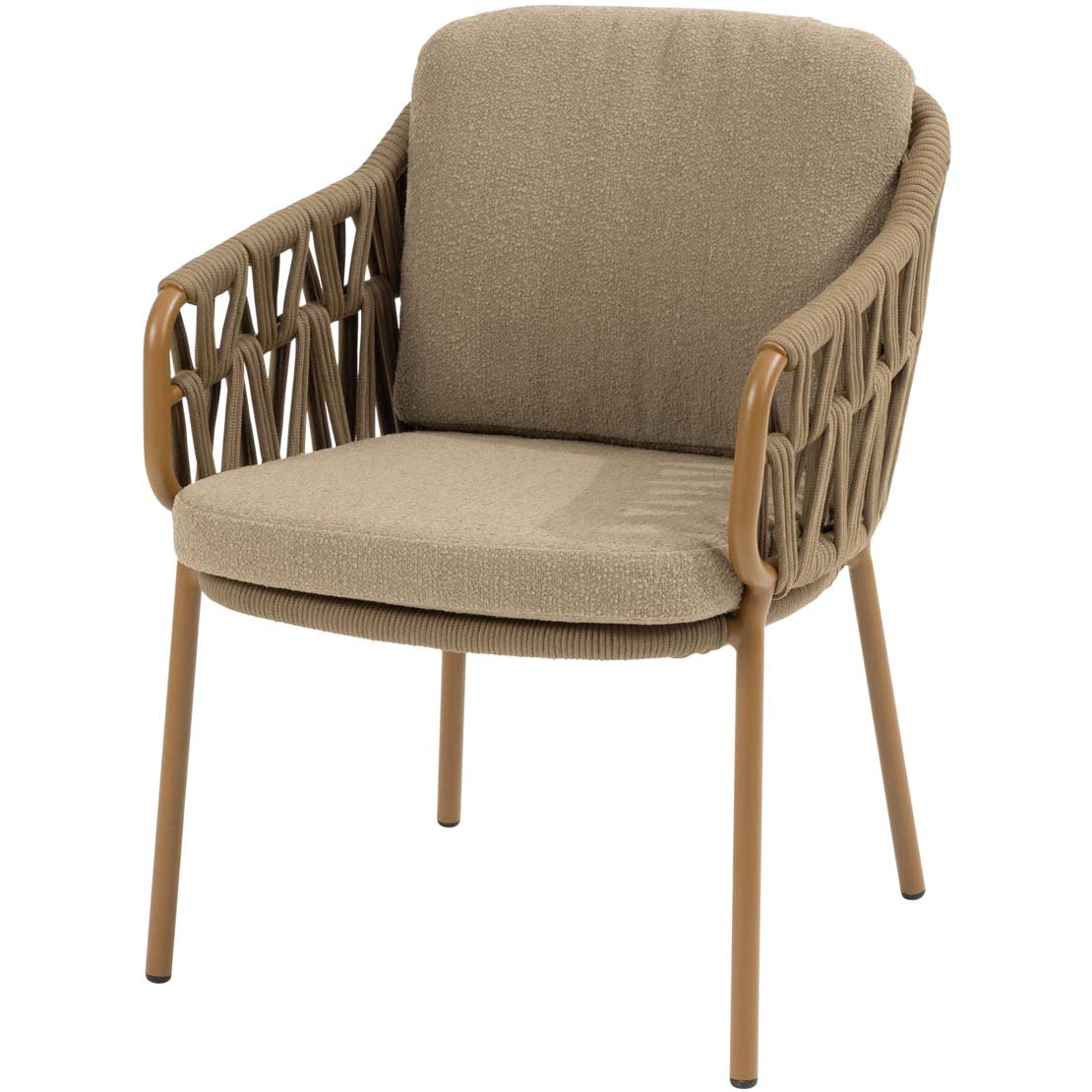 Biarritz dining chair amber with 2 cushions