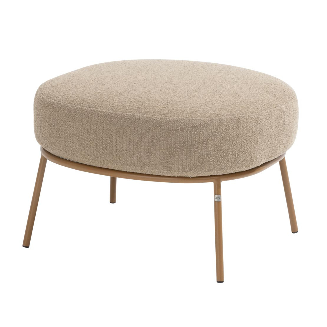 Molina footstool amber with cushion