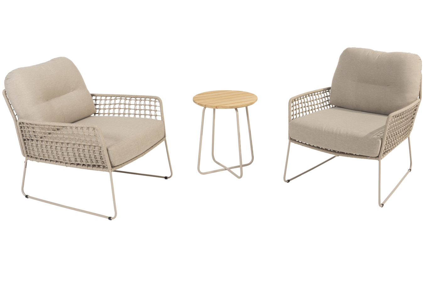 Albano bistro-loungeset met Verdi sidetable