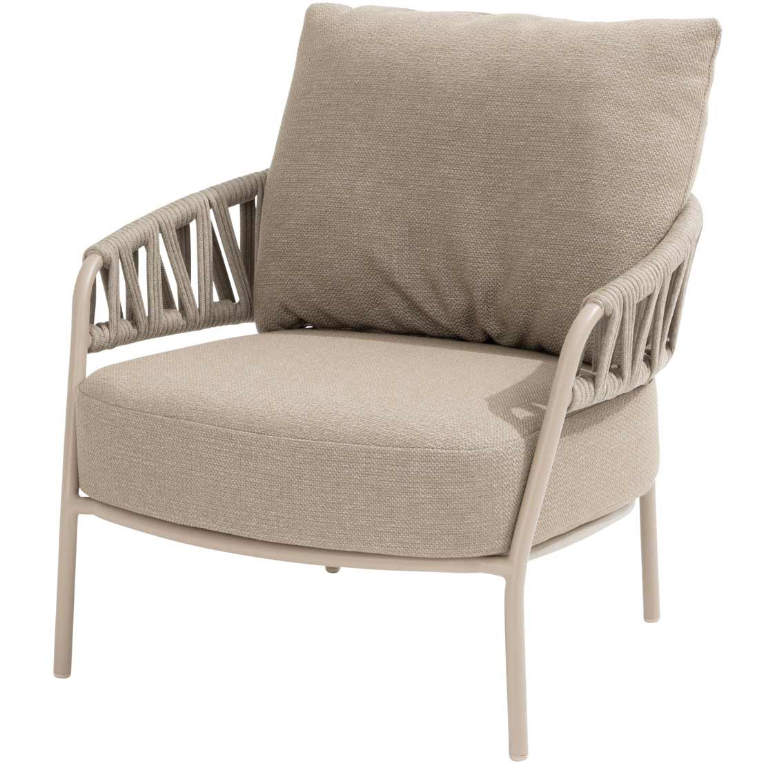 Calma living chair latte with 2 cushions