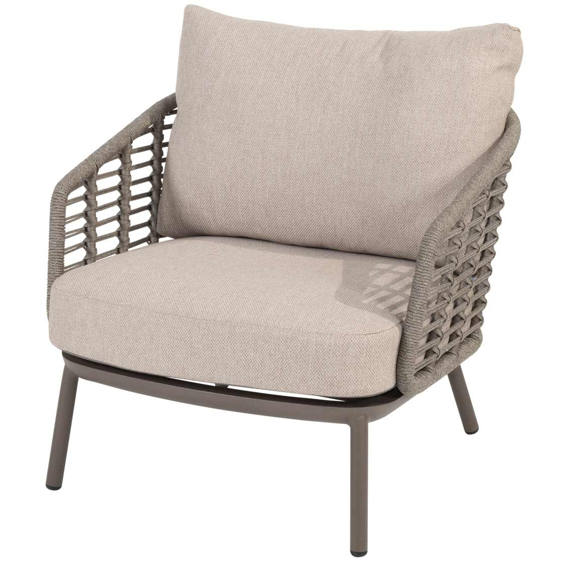 Puglia living chair terre with 2 cushions