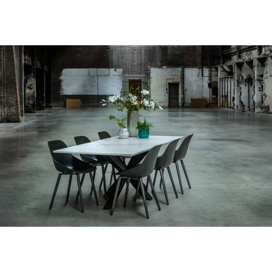 Galati charcoal dining tuinstoel