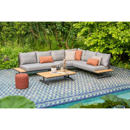 Fortuna modular 2 seater bench left or right with 3 cushions