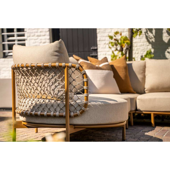 Martinique modular corner lounge set Amber