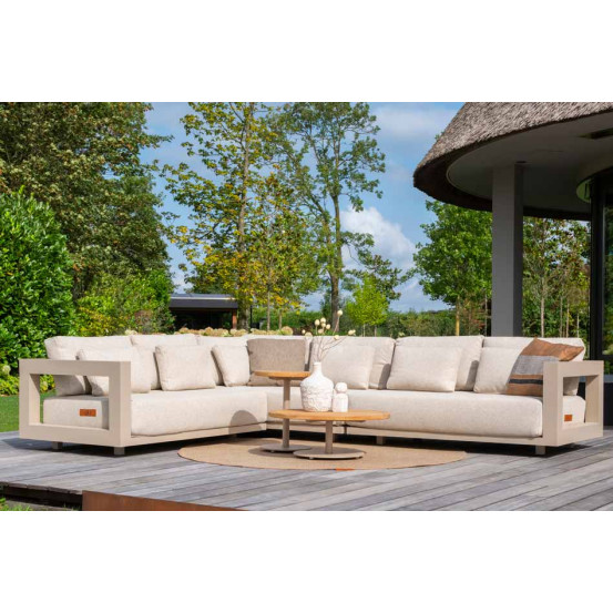 Metropolitan Latte corner cushion big