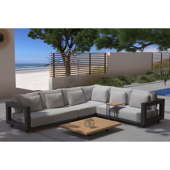 Metropolitan Coffee table teak 120 x 90 x 18 cm