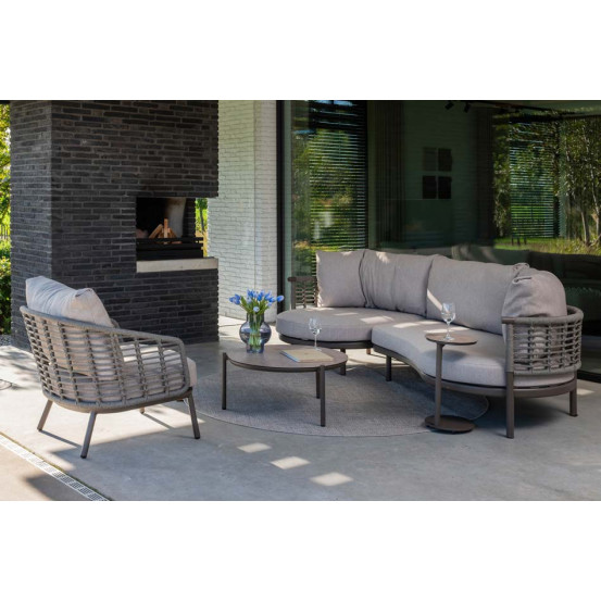 Puglia organic loungeset terre - 2 seat left arm and love island right arm