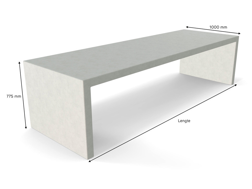 Afmetingen Lars tuintafel
