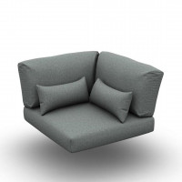 Arbon Cushion Seat + Back + Deco Corner Exteria Smoke