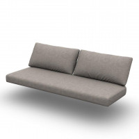 Kapra Cushion Seat Mono + Back Single Sunbrella Nature Grey