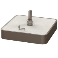 Costa fillable base for Siesta/Hacienda with ceramic plate with wheels until 125 kg