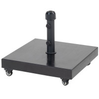 Granite base 60 kgs Square with 4 wheels