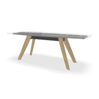 Montana table base barrel teak 2175 x 830 mm
