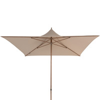 Vivenda 270 X 270 cm. Woodlook frame Sand