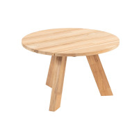 Cosmic coffee table round 65 x 40 cm complete teak