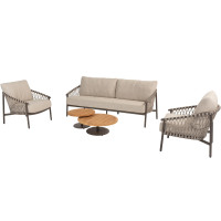 Allora loungeset met Volta coffee tables