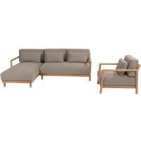 Marie chaise-loungeset met loungestoel