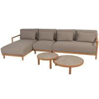 Marie chaise-loungeset met Finn coffeetables