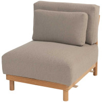Marie center natural teak with 3 cushions