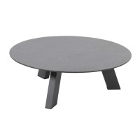 Cosmic coffee table with HPL top slate anthracite round 78 cm H25