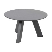 Cosmic coffee table with HPL top slate anthracite round 65cm H35