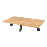 Cosmic coffee table rectangular teak 120 X 78 X 25 cm