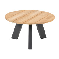 Cosmic coffee table round teak 65 X 35 cm