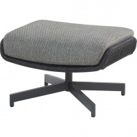 Primavera footstool Anthracite with cushion