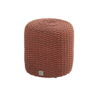 Muffin rope round 40 cm (H42) Terra Cotta hocker
