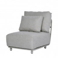 Evolve center grey metalic with 3 cushions