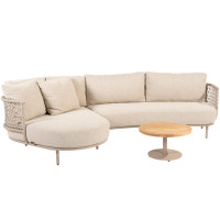 Sardinia chaise-loungeset met Volta salontafel