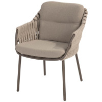 Montera dining chair terre with 2 cushions
