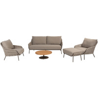 Montera loungeset met hocker en Volta coffeetable