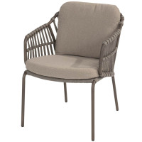 Capalbio dining chair terre with 2 cushions