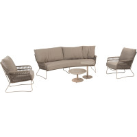 Botanic loungeset met Boaz bijzettafels