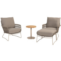 Botanic bistro loungeset met hocker