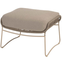 Botanic footstool latte with cushion